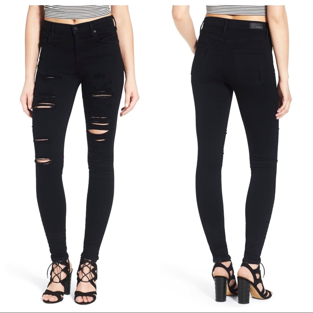 AGOLDE Moonstruck Sophie High Rise Skinny Jeans 24
